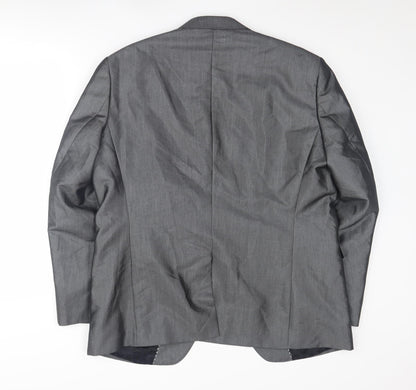 Mens UK Size 44 Milan Collection Regular Grey Suit Jacket