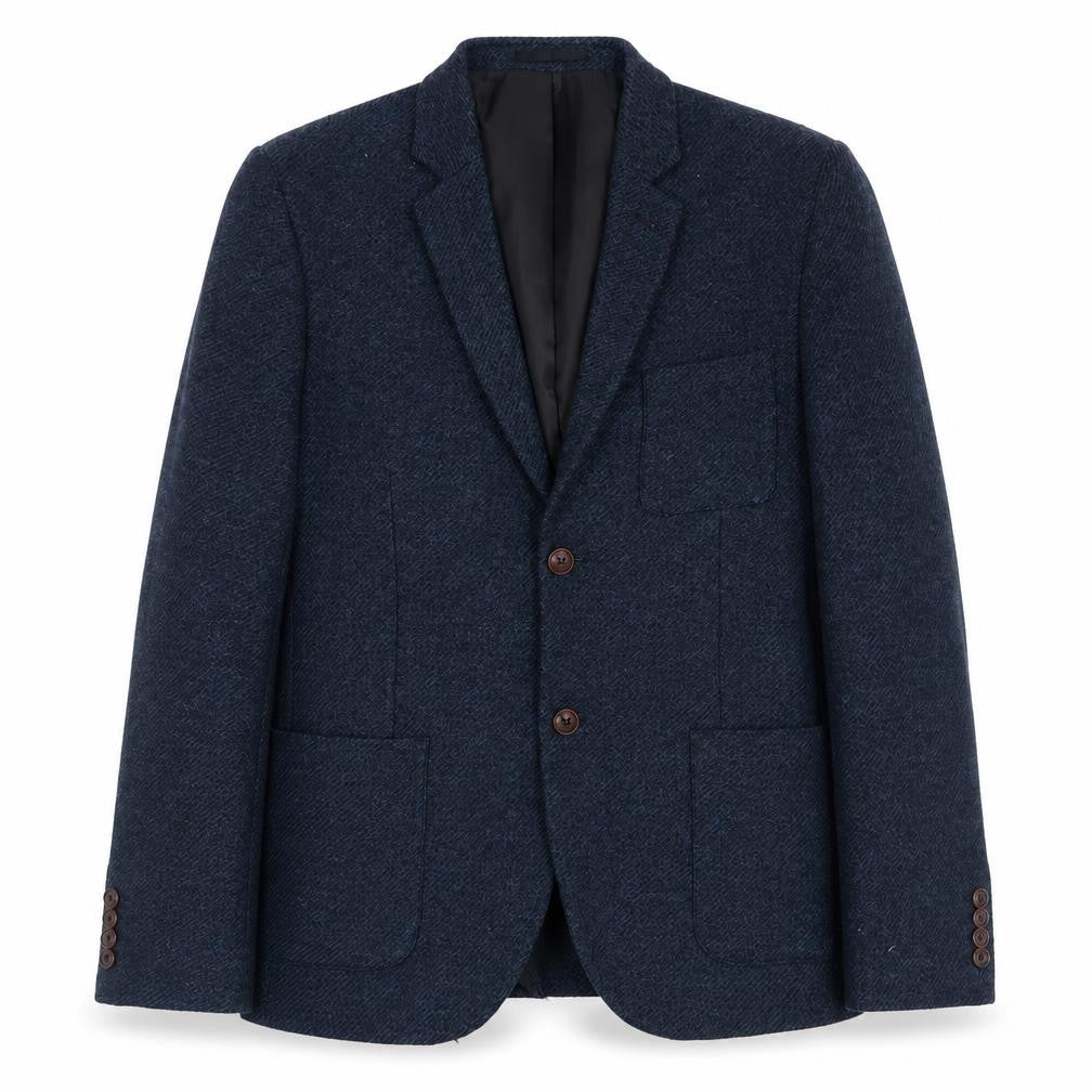 Mens UK Size 40 Topman Regular Blue Suit Jacket