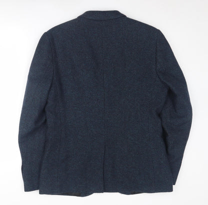 Mens UK Size 40 Topman Regular Blue Suit Jacket