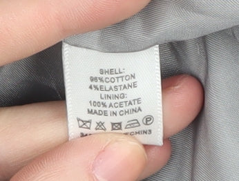 Oasis Women's Grey Blazer Size 12 Classic Fit Formal