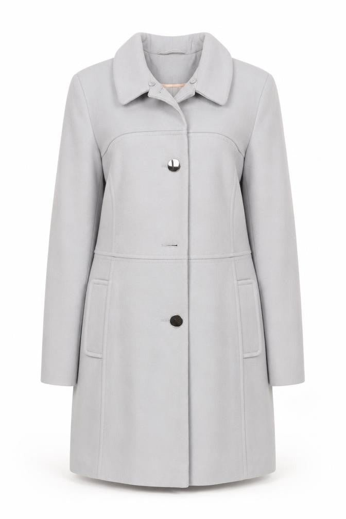 Womens UK Size L Oasis Grey Overcoat