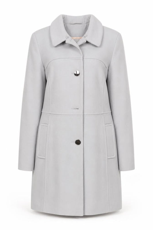 Womens UK Size L Oasis Grey Overcoat