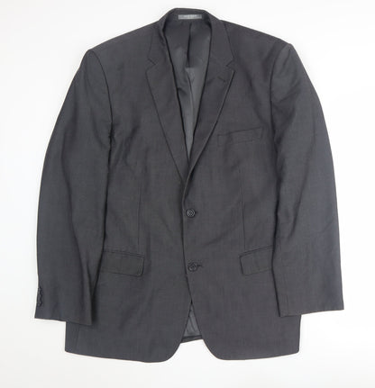 Mens UK Size 46 Jack Reid Regular Grey Suit Jacket