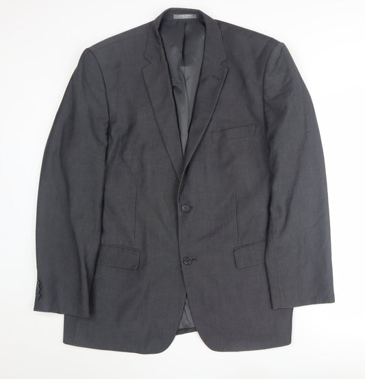Mens UK Size 46 Jack Reid Regular Grey Suit Jacket
