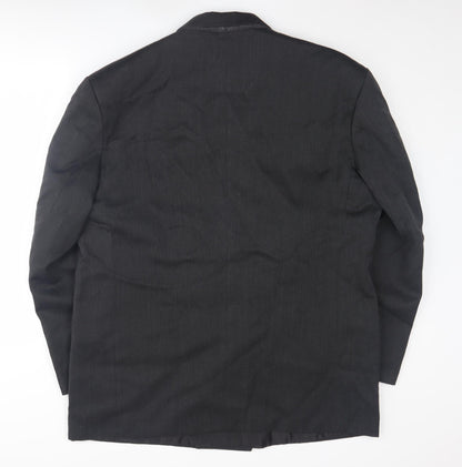 Mens UK Size 44 Burton Regular Black Suit Jacket