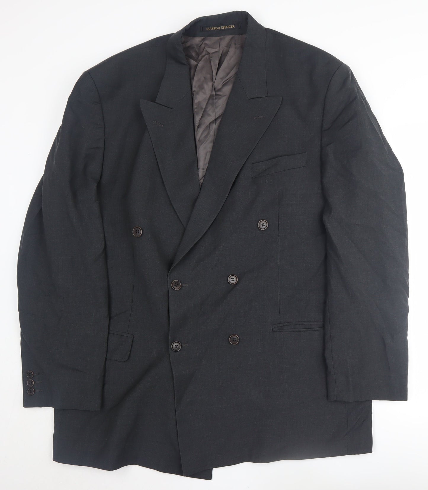 Mens UK Size 44 Marks and Spencer Regular Grey Suit Jacket