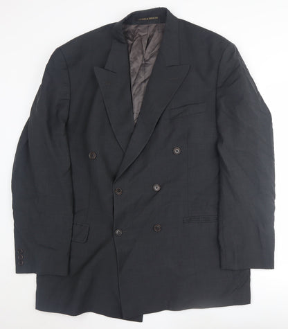 Mens UK Size 44 Marks and Spencer Regular Grey Suit Jacket