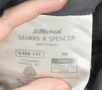 Mens UK Size 44 Marks and Spencer Regular Grey Suit Jacket