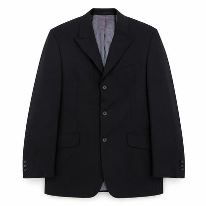 Mens UK Size 38 Karl Jackson Regular Black Suit Jacket