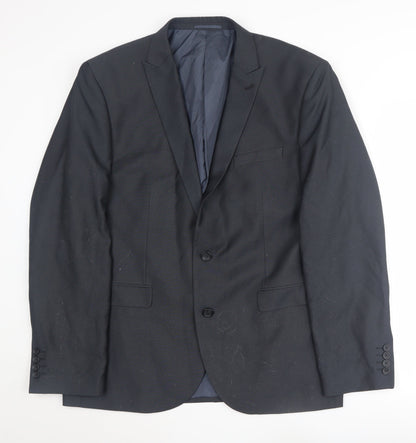 Mens UK Size 44 NEXT Regular Black Suit Jacket