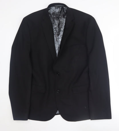 Mens UK Size 44 NEXT Regular Black Suit Jacket