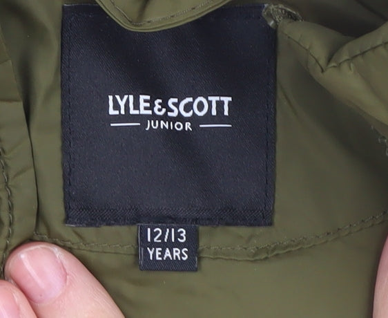 Lyle & Scott Boys Green Bodywarmer Jacket 12-13 Years