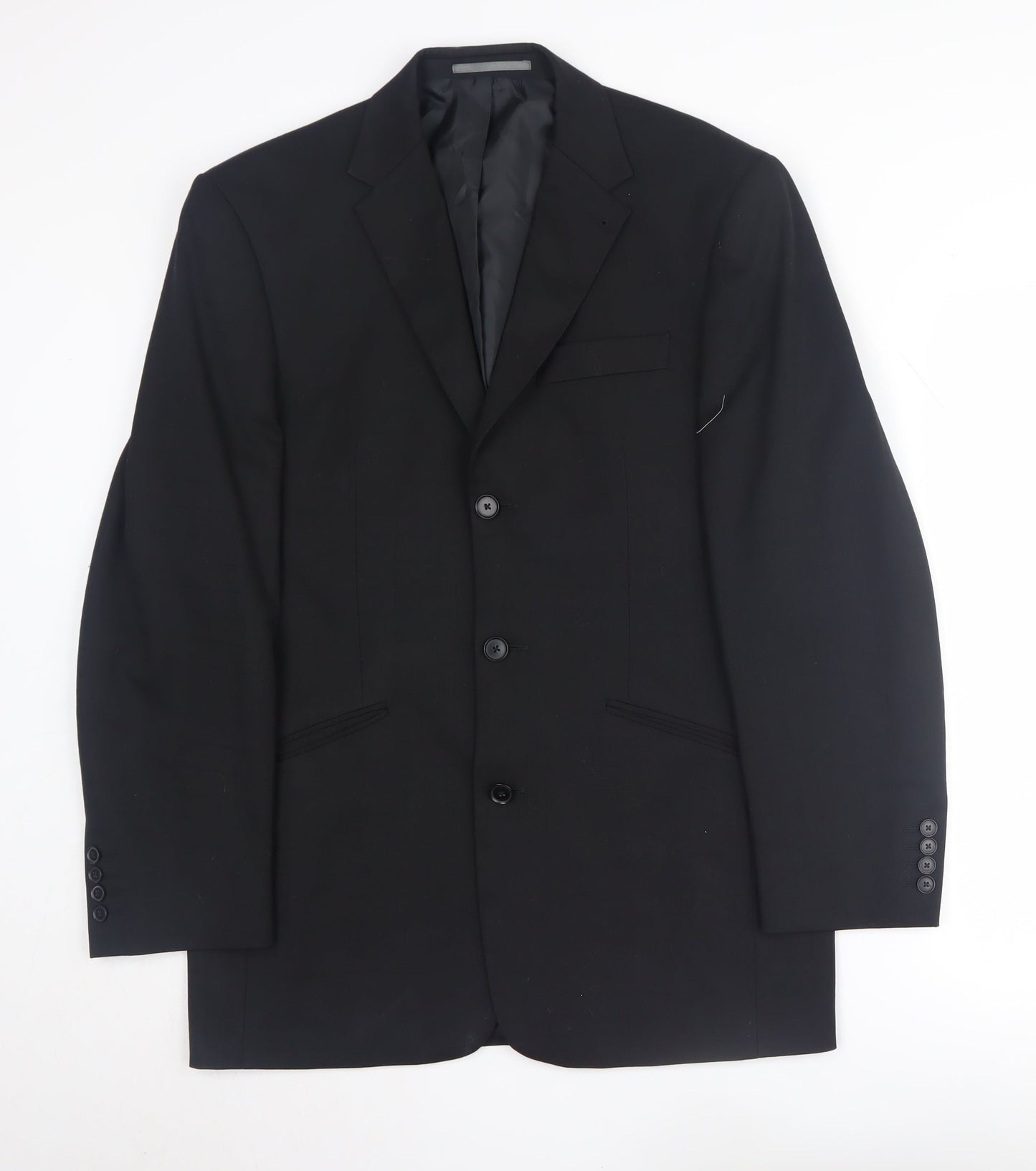 Mens UK Size 38 NEXT Regular Black Suit Jacket