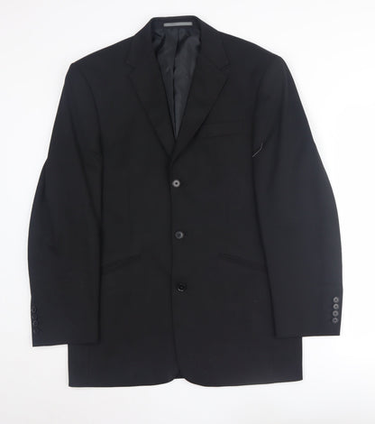 Mens UK Size 38 NEXT Regular Black Suit Jacket