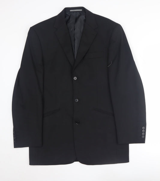 Mens UK Size 38 NEXT Regular Black Suit Jacket