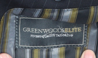 Mens UK Size 38 Greenwoods Regular Black Suit Jacket