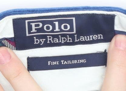 Polo Ralph Lauren Blue Corduroy Men's Trousers, Size L