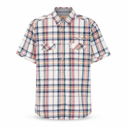Men's Marks and Spencer Plaid Button-Up Shirt - M