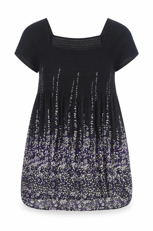 Marks and Spencer Women's Black Floral Blouse