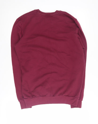 Mens UK Size M Hype Red Pullover Sweatshirt