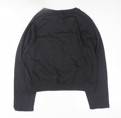 Zara Girls Black Long Sleeve Disney Mickey Mouse Pullover - Size 10