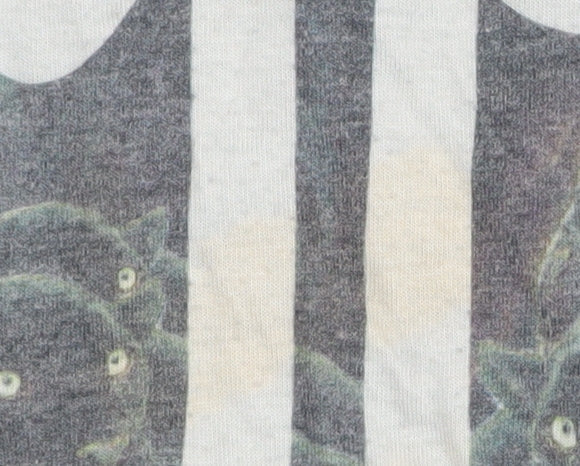 Hype x ASOS Grey Animal Print T-Shirt XS Men