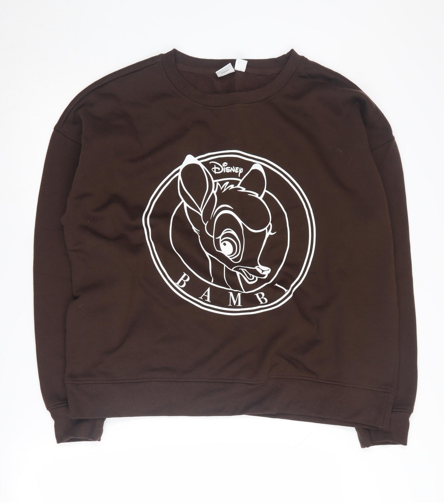 Disney Bambi Women's Brown Pullover Sweatshirt Size L