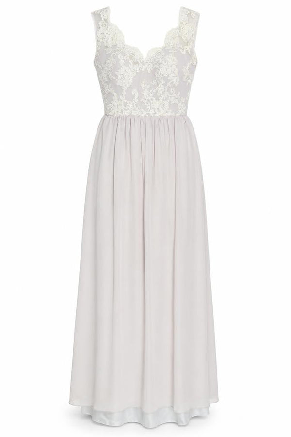 Cocomelody Women's Beige Maxi Dress Formal Size 6