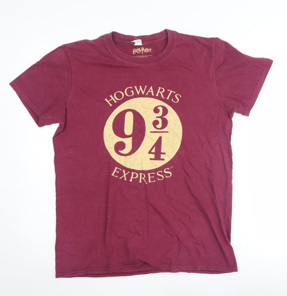 Mens UK Size M Harry Potter Red  T-Shirt