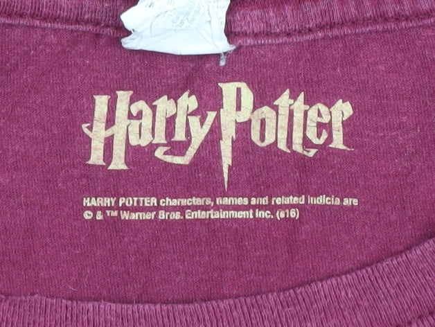 Mens UK Size M Harry Potter Red  T-Shirt