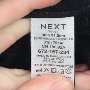 Next Women's Black Skinny Jeans, Size 36, Classic Fit