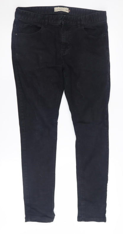 Next Women's Black Skinny Jeans, Size 34, Regular Fit