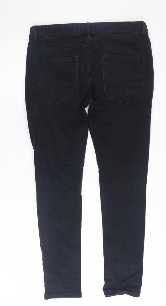 Next Women's Black Skinny Jeans, Size 34, Regular Fit