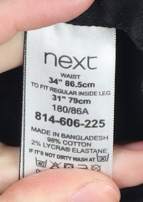 Next Women's Black Skinny Jeans, Size 34, Regular Fit