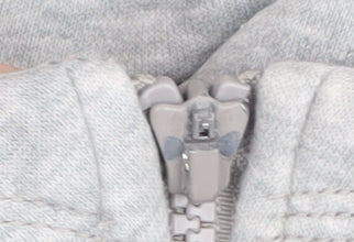 Nike Unisex Grey Full Zip Hoodie 2XL Casual