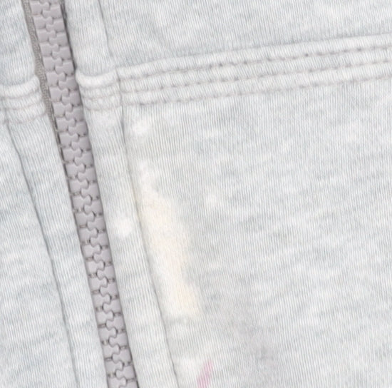 Nike Unisex Grey Full Zip Hoodie 2XL Casual