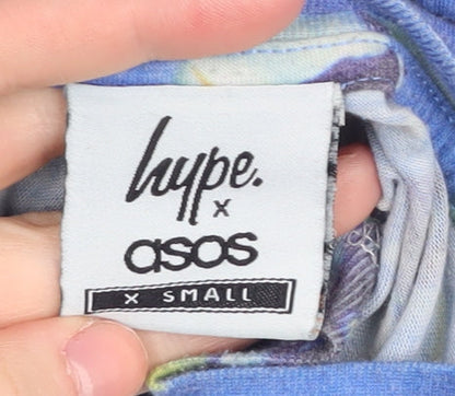 Unisex Adults UK Size XS ASOS Blue  T-Shirt