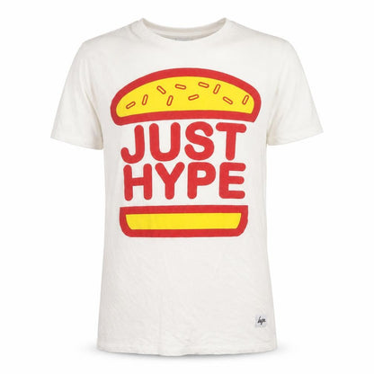 Mens UK Size S Hype White  T-Shirt