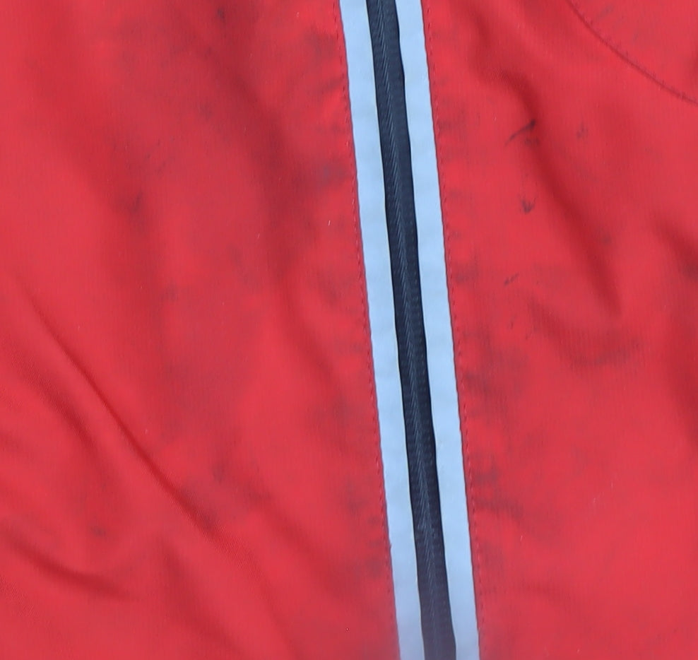 Mens UK Size M Madison Red Windbreaker Coat