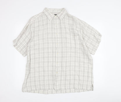 G.H. Bass & Co. Men's Multicoloured Plaid Shirt L