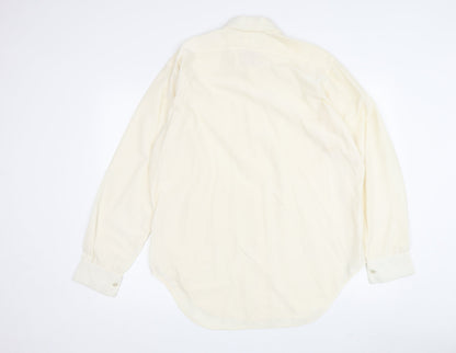 Velesco Women's Ivory Button-Up Shirt Classic 16