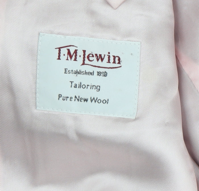 Mens UK Size 39 T.M.Lewin Regular Blue Suit Jacket