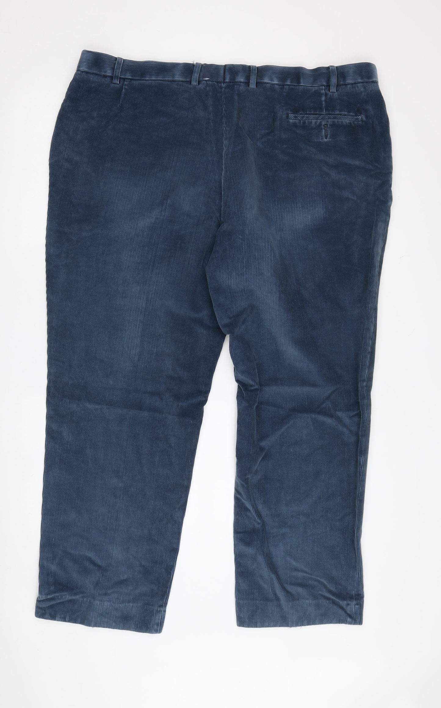 Marks & Spencer Men's Blue Corduroy Trousers 34W