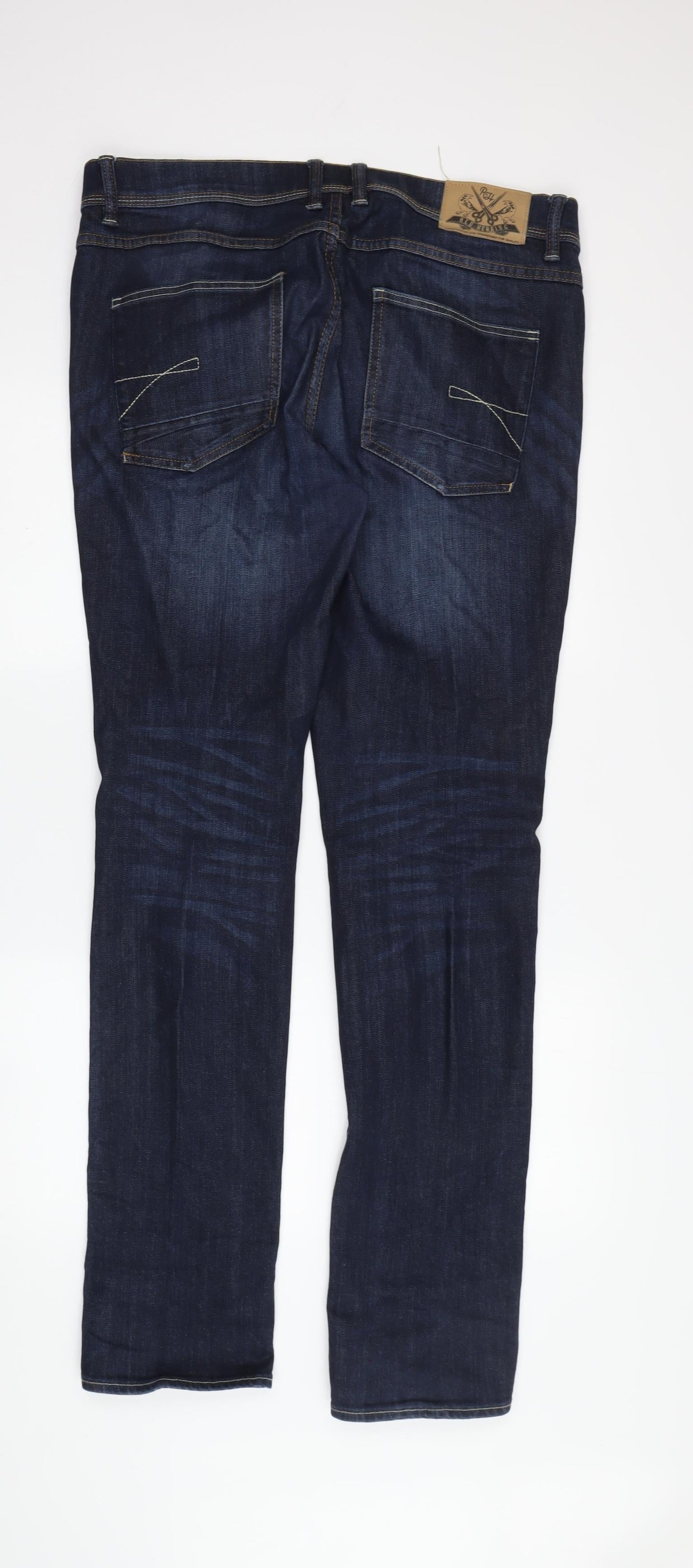 Red Herring Men's Blue Skinny Jeans 34L - Classic Style