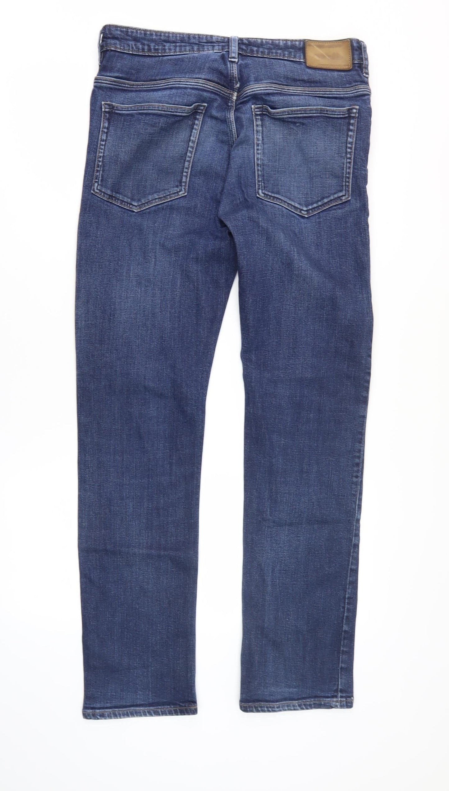 French Connection Men's Blue Straight Jeans