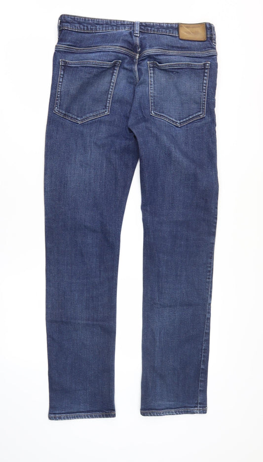 French Connection Men's Blue Straight Jeans