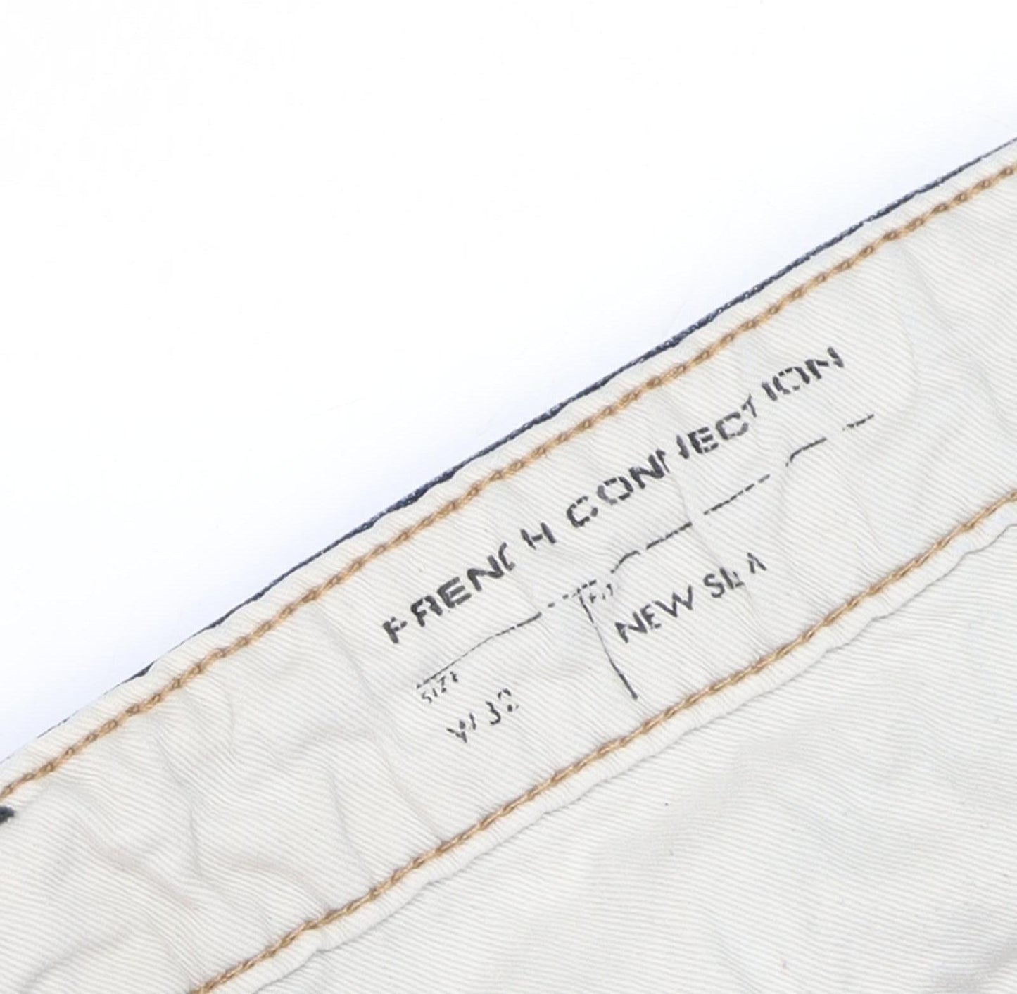 French Connection Men's Blue Straight Jeans