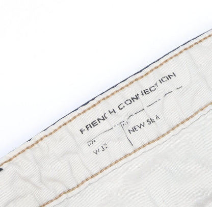 French Connection Men's Blue Straight Jeans