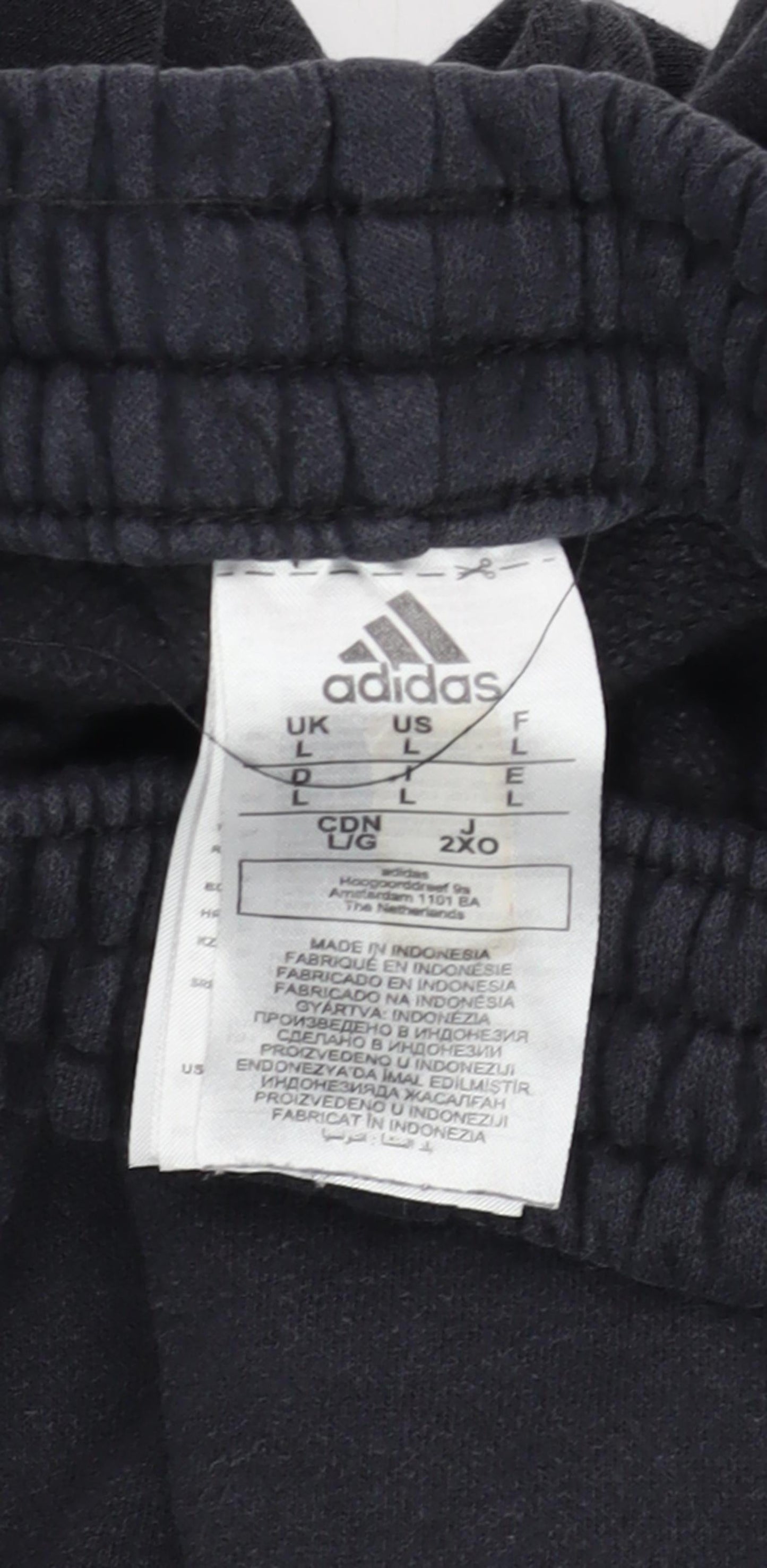 Adidas Men's Black Joggers L - Comfortable Sport Style