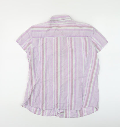 Maine New England Women's Multicoloured Button-Up Shirt Size 16